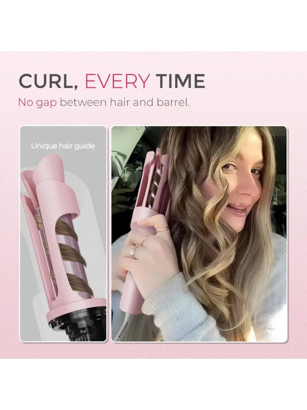 Automatic Rotating Curling Iron - Portable 1
